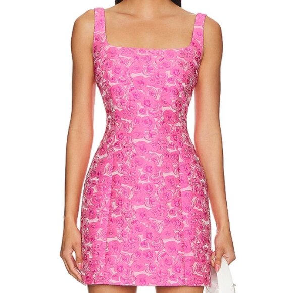 Amanda Uprichard - Women - Blue Multi Augustine Dress In Daphne Floral main image 1
